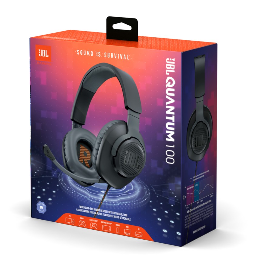 JBL Quantum 200 Over Ear Gaming Headset
