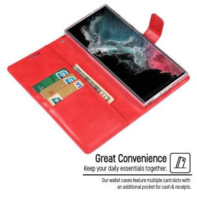 Mercury Blue Moon Diary Black for Samsung S23 Ultra