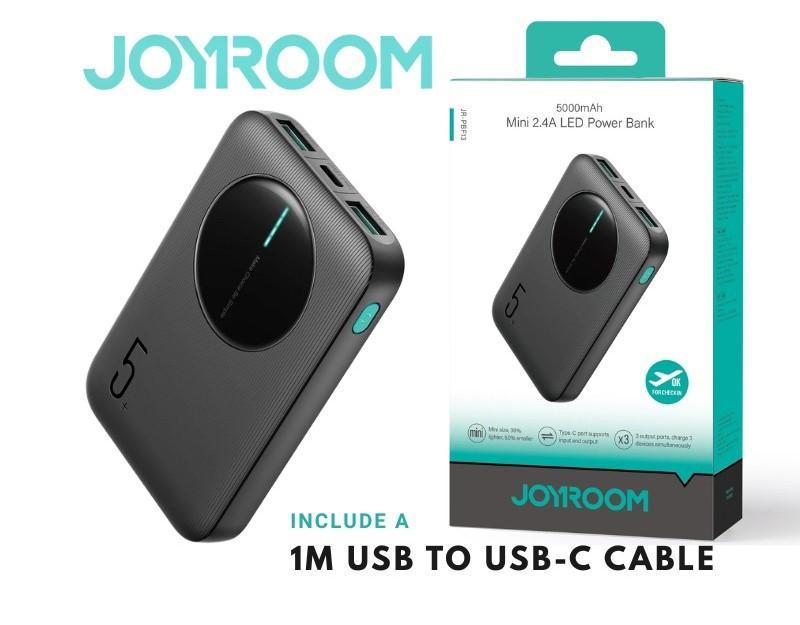 JoyRoom 2.4A Power Bank 5000 mAh 3 Ports