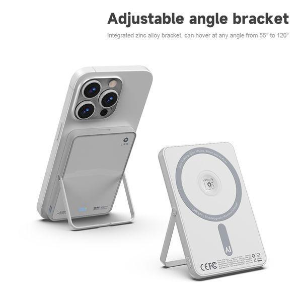 Lito Magnetic Powerbank 5000mAh with Stand 5 in 1