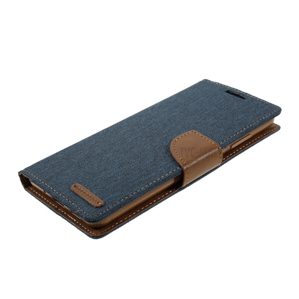 Goospery Black Canvas Diary Case for Samsung Galaxy S10 5G