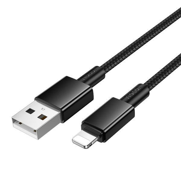 Hoco. X119 PD Braided charging data cable 1M - Black