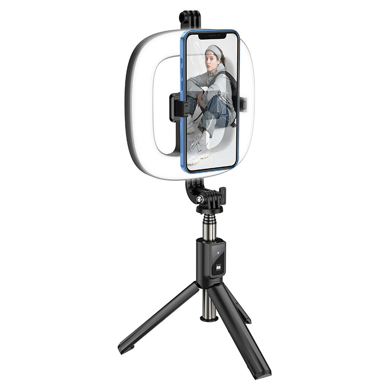Hoco Tabletop Phone Holder Ring Light LV03 Plus for live broadcast