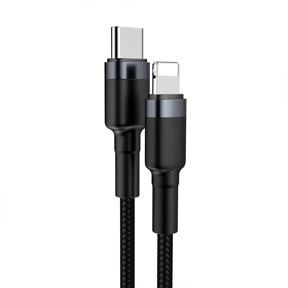 iQuick Braided USB-C to Lightning Fast Charging Cable 1M