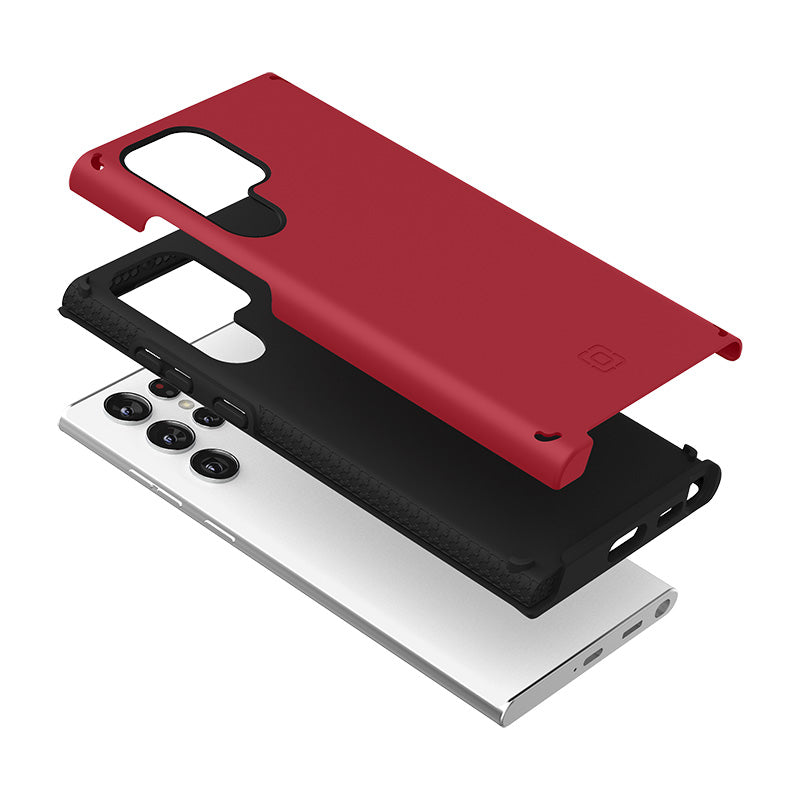 Incipio Duo Black for Samsung Galaxy S22 Ultra Red