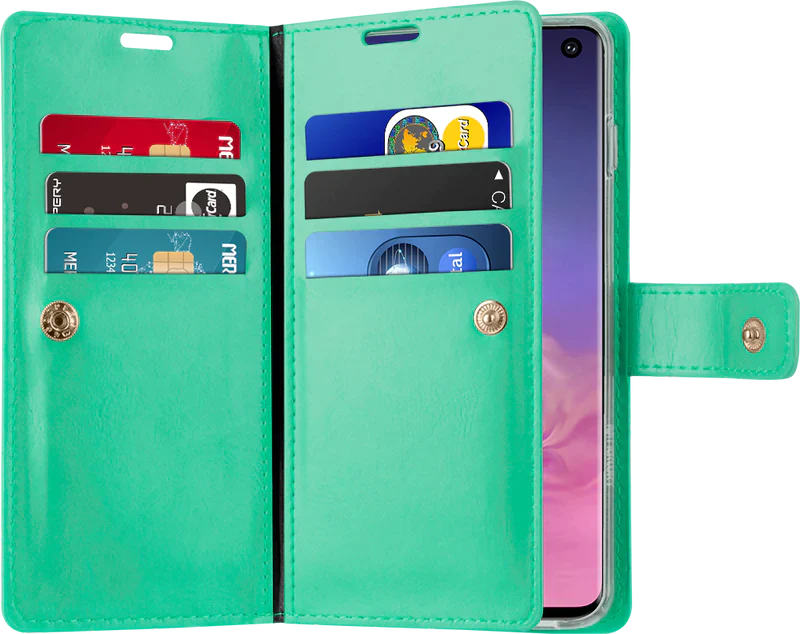Goospery Wallet Case Mint for Galaxy s22+