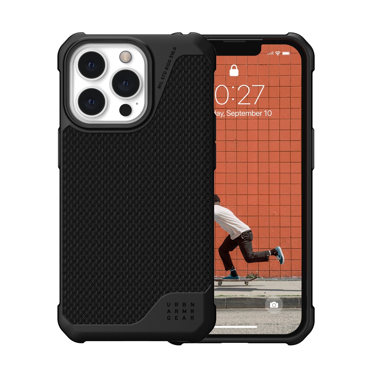 iPhone 13 Pro Max UAG Metropolis LT Rugged Slim Case - Kevlar Black