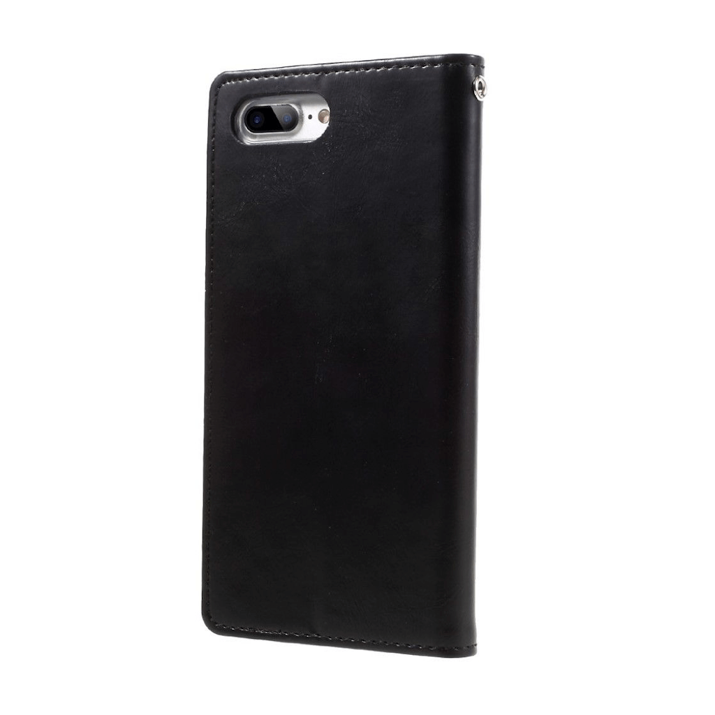 Goospery Mansoor Black Wallet Diary Case for iPhone 7/8/SE (2020)