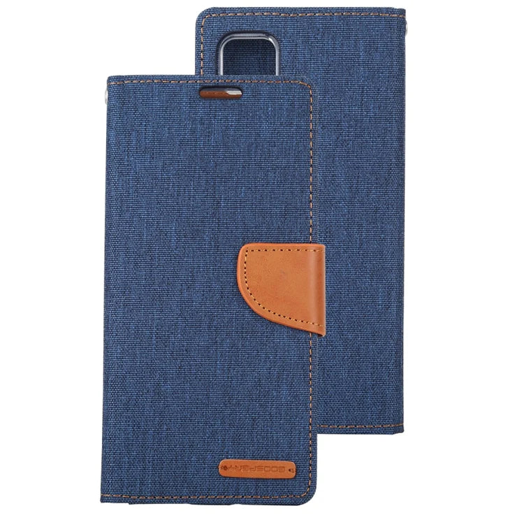 Goospery Wallet Case Blue for Galaxy S22