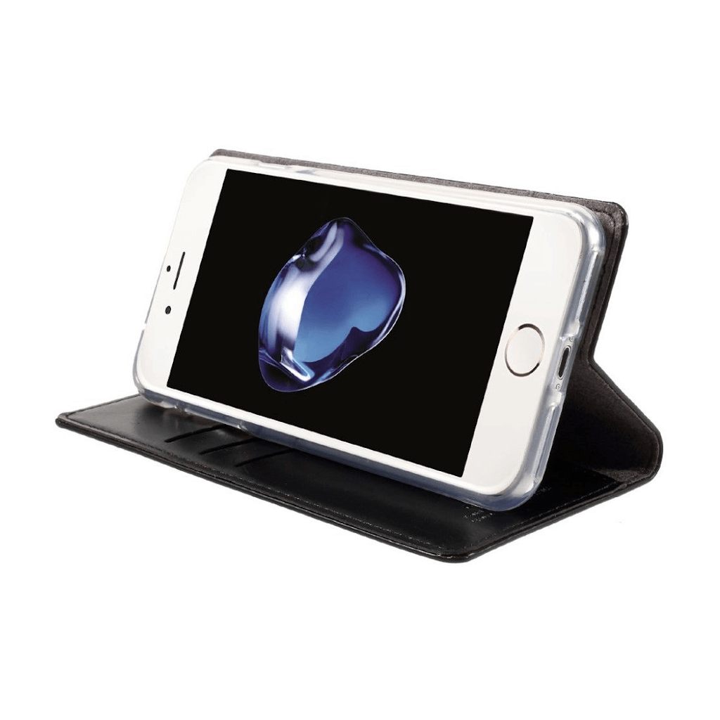 Goospery Mansoor Black Wallet Diary Case for iPhone 7/8/SE (2020)