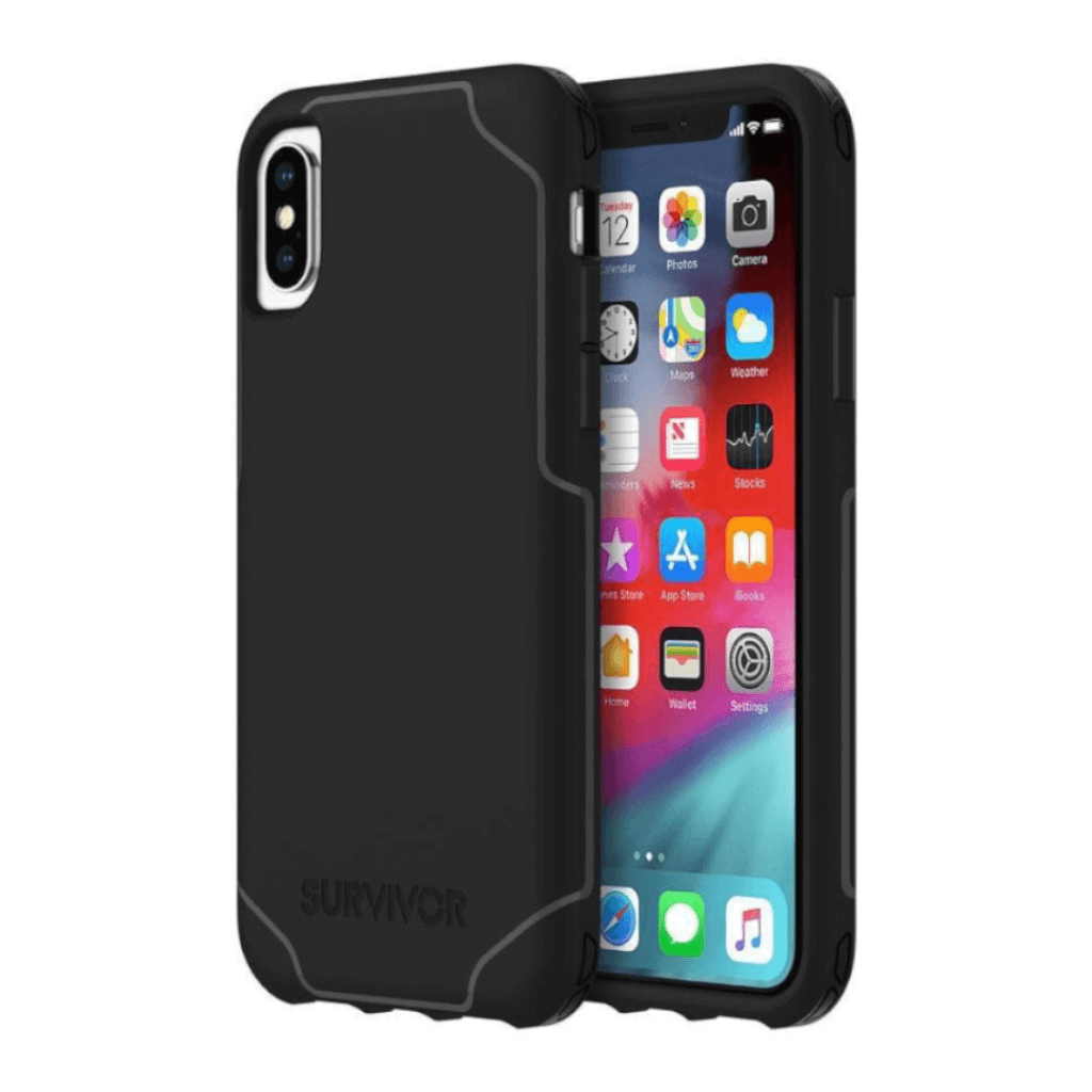 Griffin Survivor Strong Black Case for iPhone X/Xs