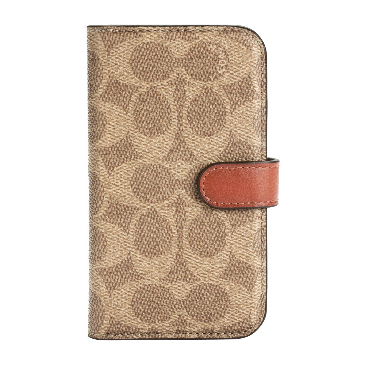 Coach Signature C Folio Case Khaki for iPhone 12 Mini