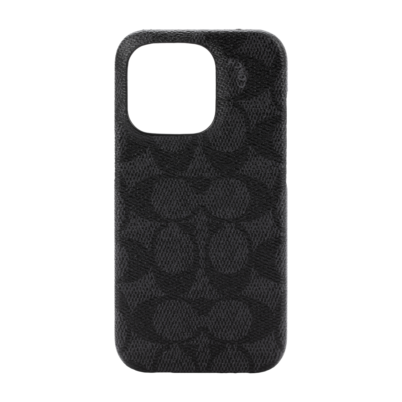Coach Signature C Black Slim Wrap Case for iPhone 14 Pro
