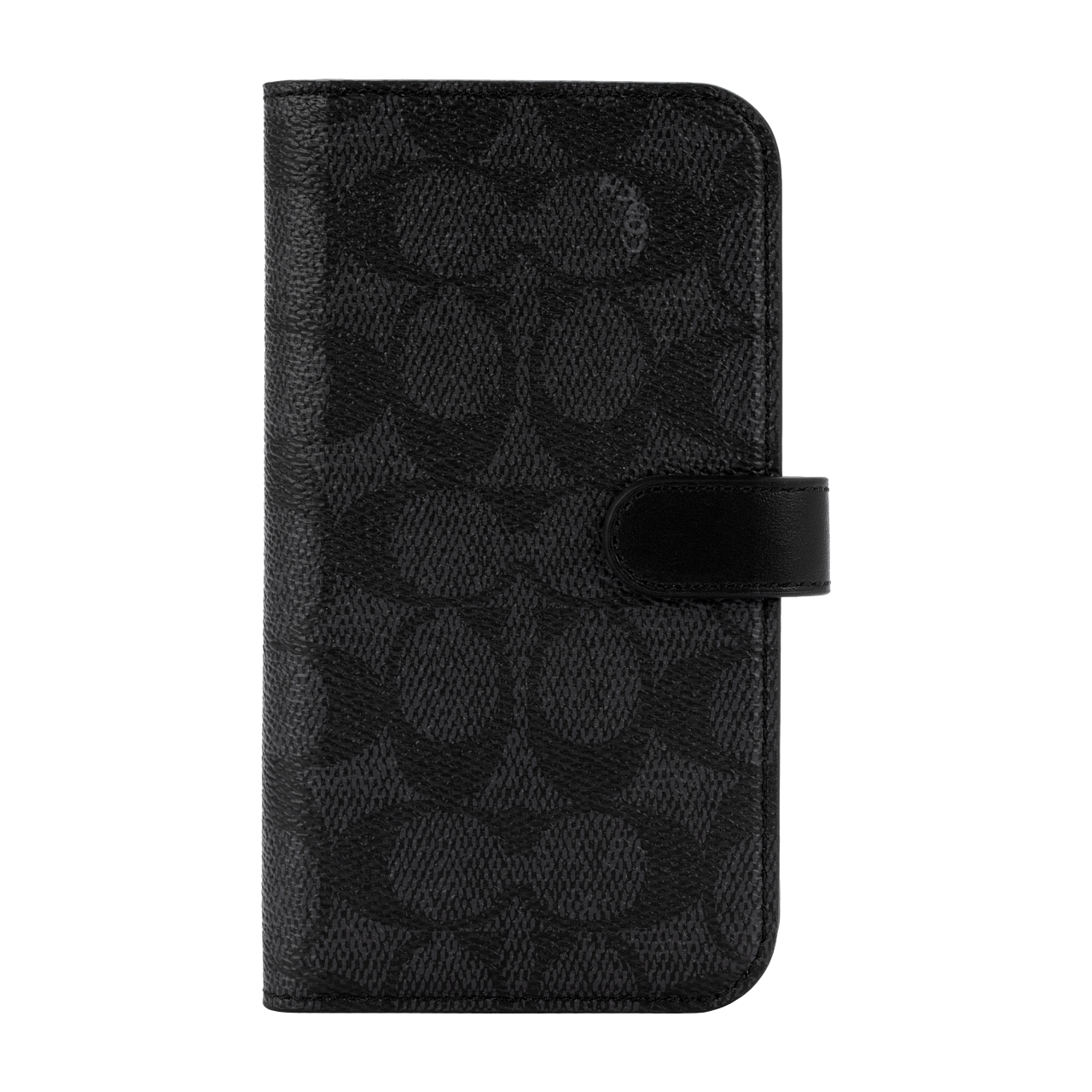 Coach Signature C Black Wallet Case for iPhone 14 Pro