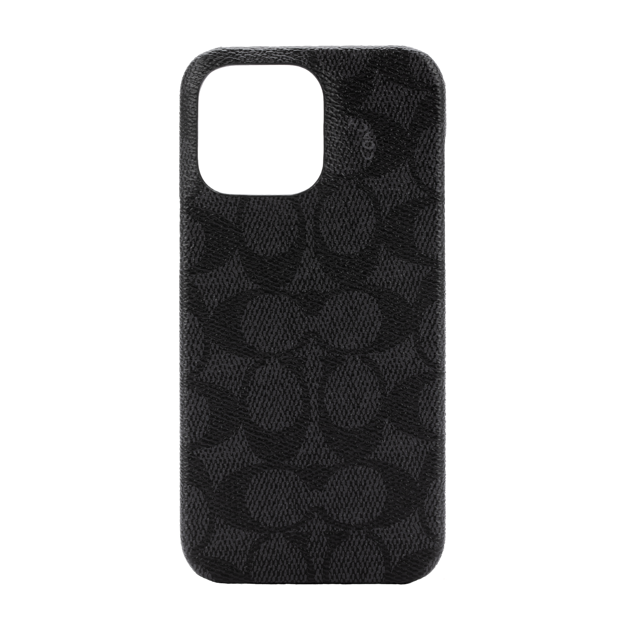Coach Signature C Black Slim Wrap Case for iPhone 14 Pro Max
