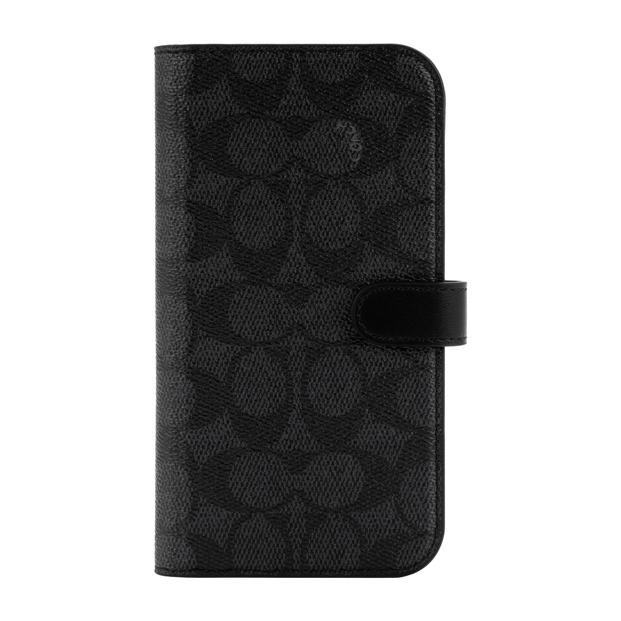 Coach Signature C Black Wallet Case for iPhone 14 Pro Max