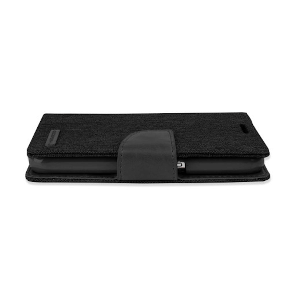 Goospery Mercury Black Canvas Diary for Samsung Galaxy A71