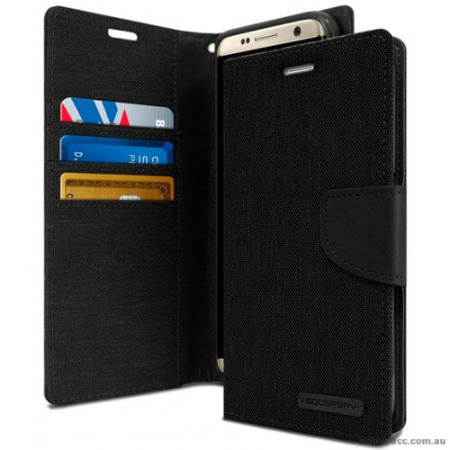 Goospery Wallet Case Black for Galaxy S22+