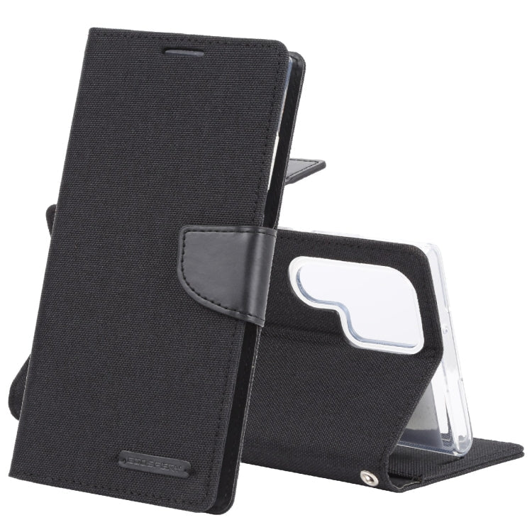 Goospery Mercury Canvas Case for Samsung S23 Ultra Black