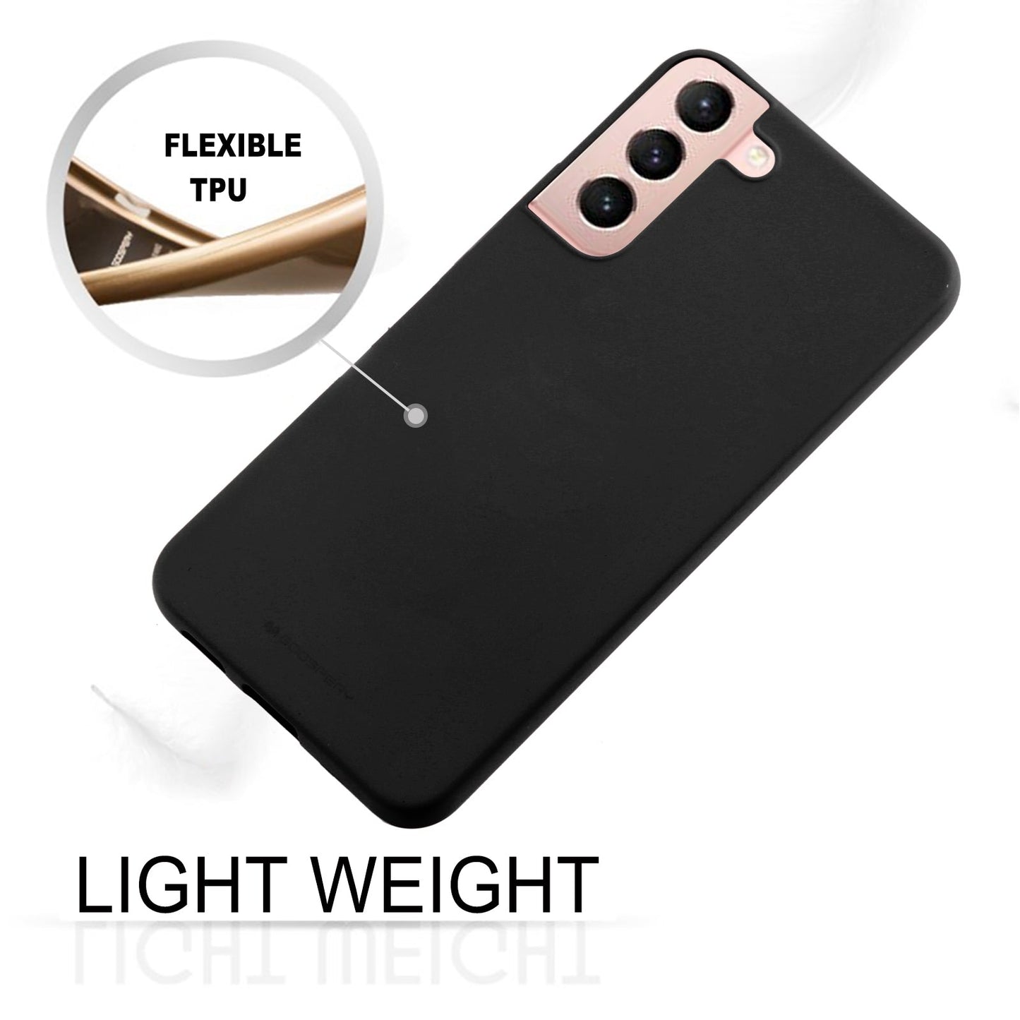 Goospery Soft TPU Case Black for Galaxy S22+