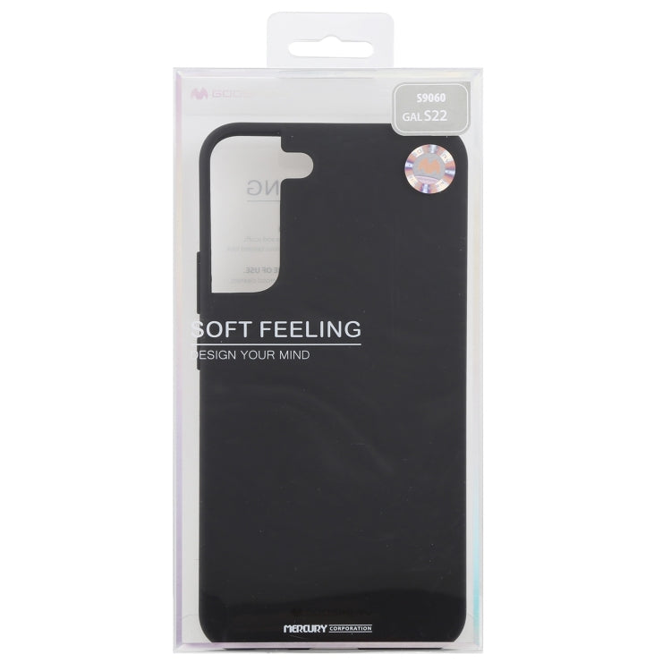 Goospery Soft TPU Case Black for Galaxy S22+