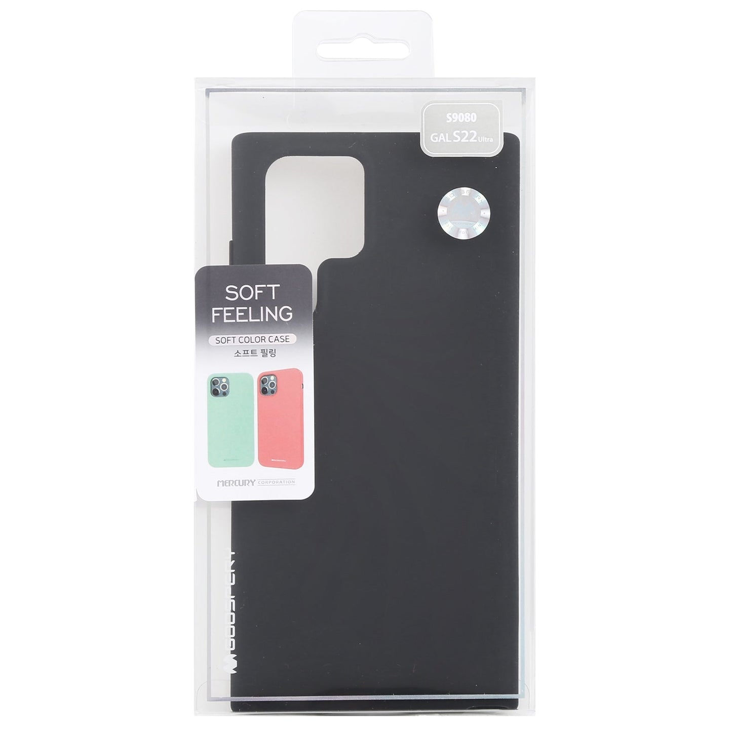 Goospery Soft TPU Case Black for Galaxy S22 Ultra