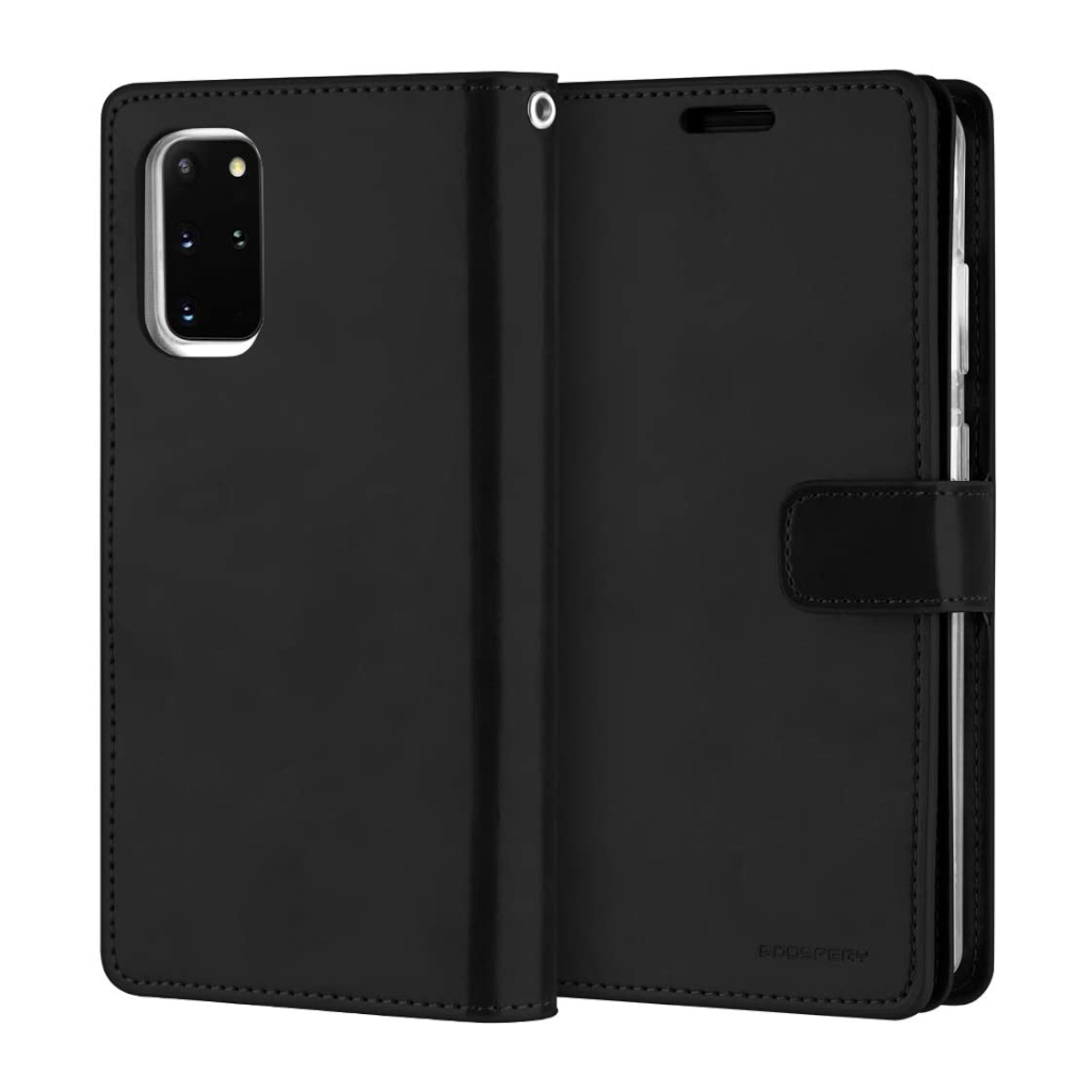 Goospery Mansoor Black Wallet Diary Case for Samsung Galaxy S20 Plus