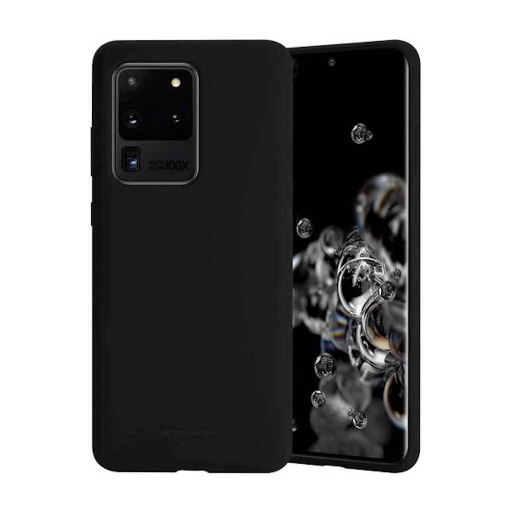 Goospery Mercury Black Soft Feeling Jelly Case for Samsung Galaxy S20 Ultra