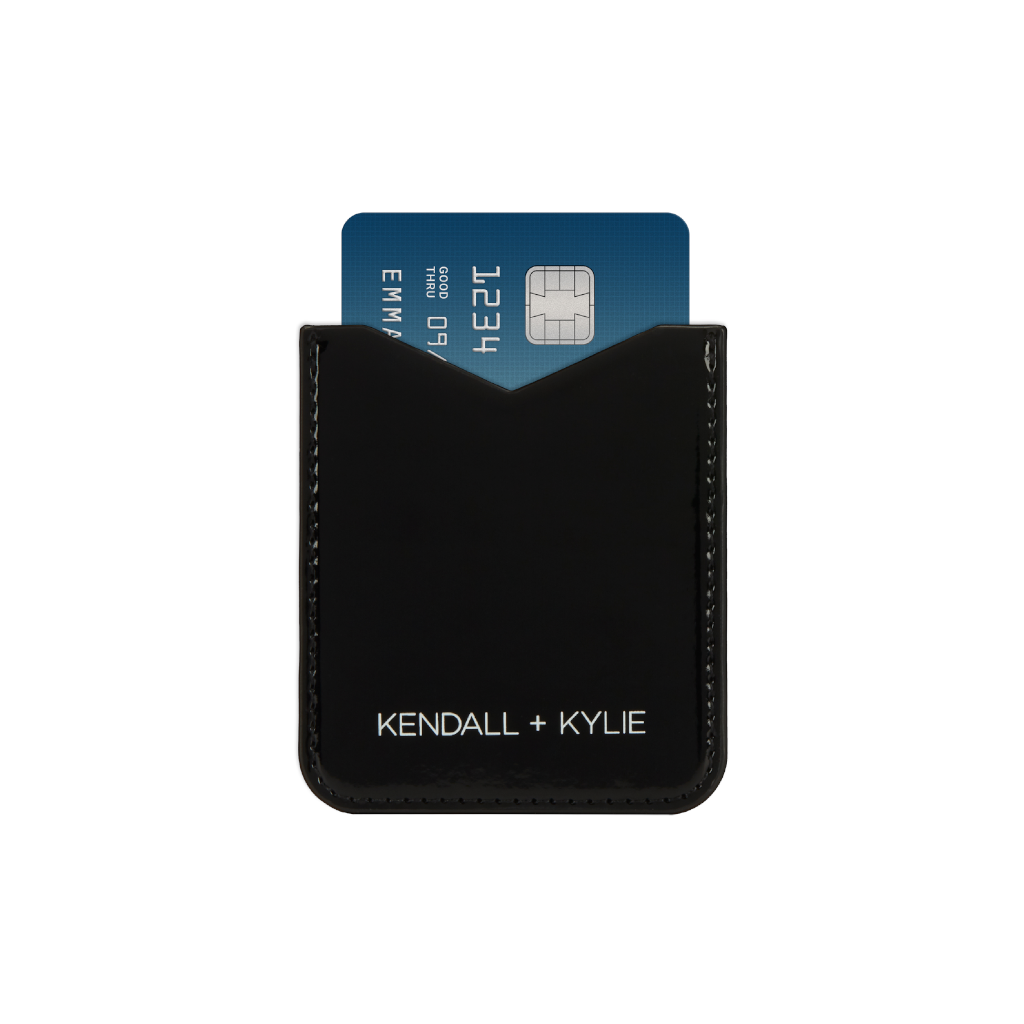 Kendall + Kylie Sticker Pocket Universal - Black Patent