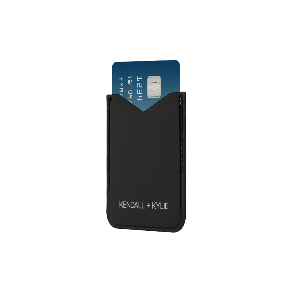 Kendall + Kylie Sticker Pocket Universal - Black Patent