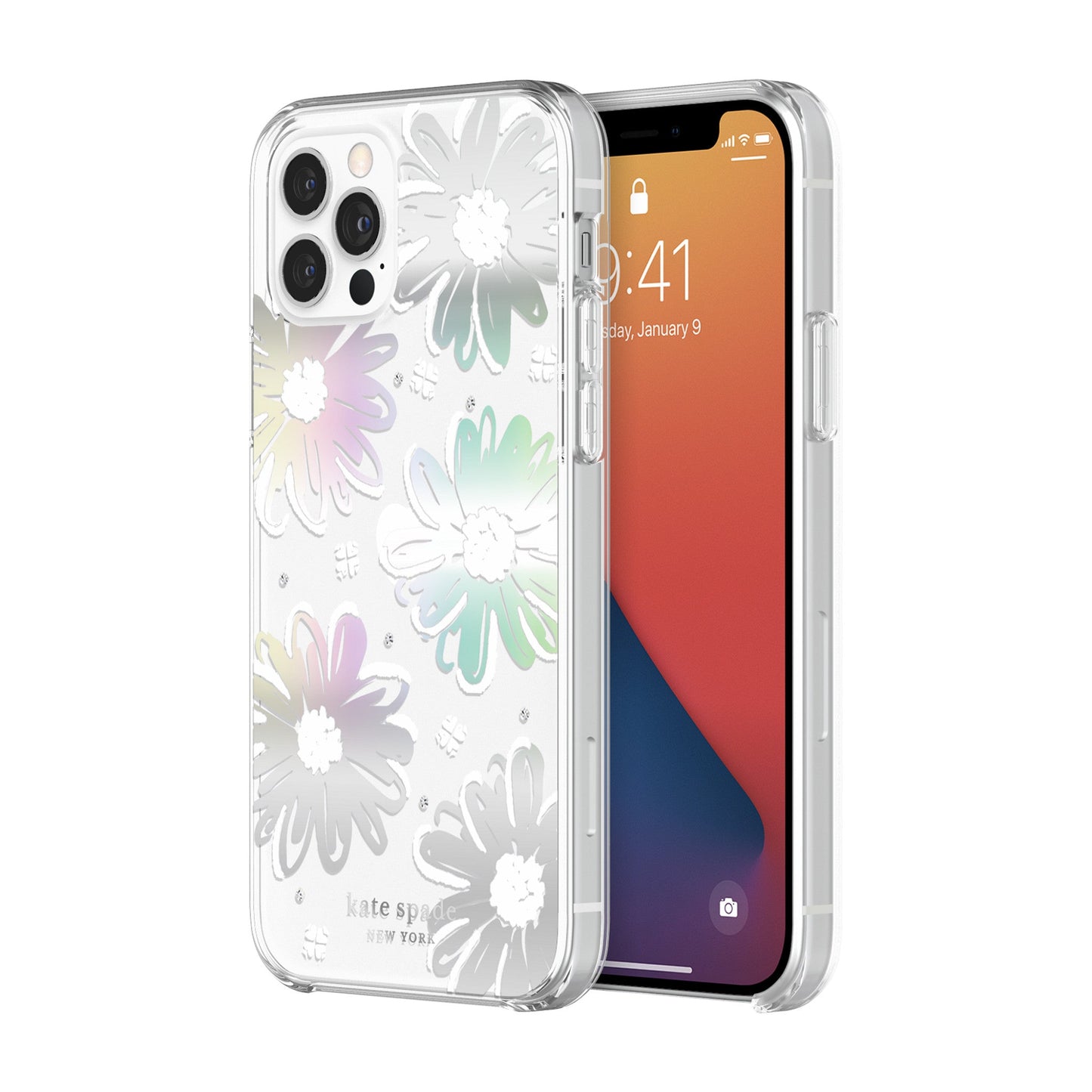 Kate Spade Daisy Iridescent Hardshell for iPhone 12 / 12 Pro