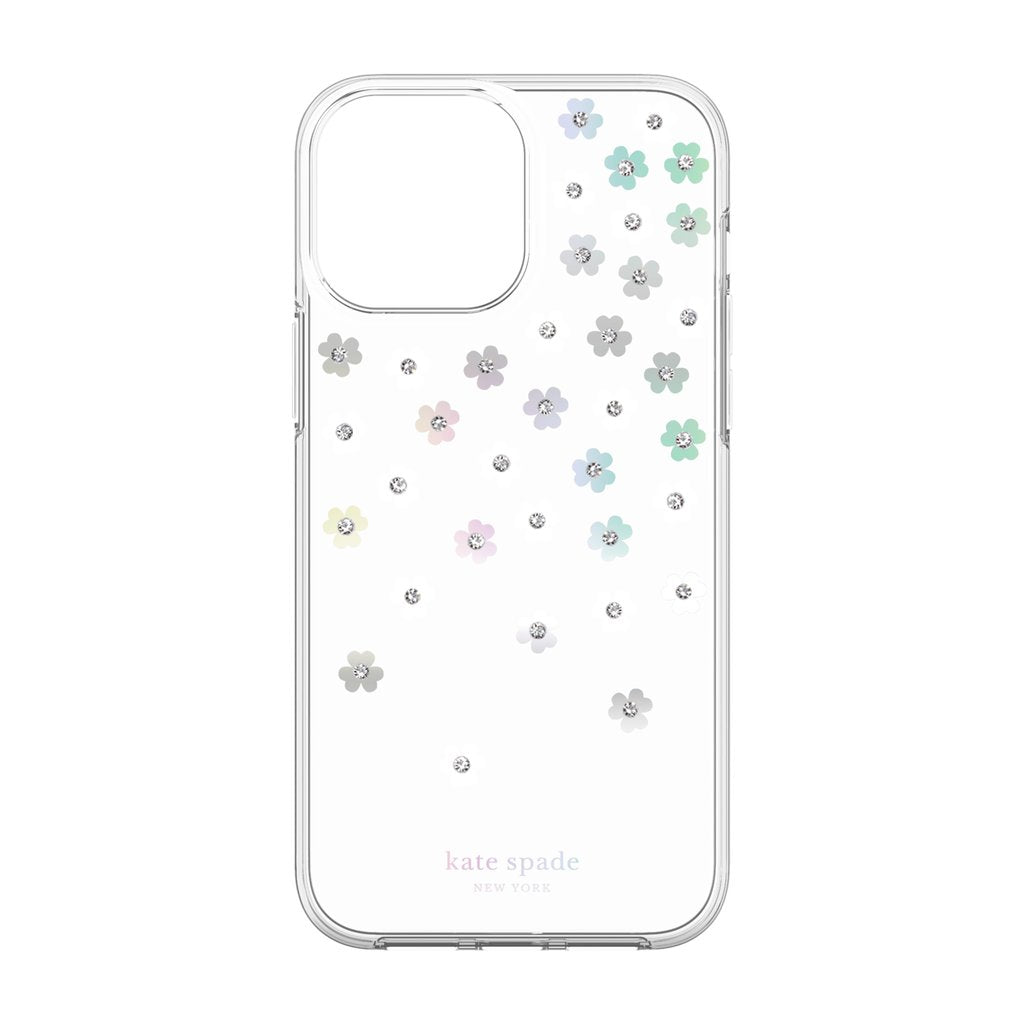 kate spade new york Protective Hardshell for iPhone 13 Pro Max- scattered FLOWERS