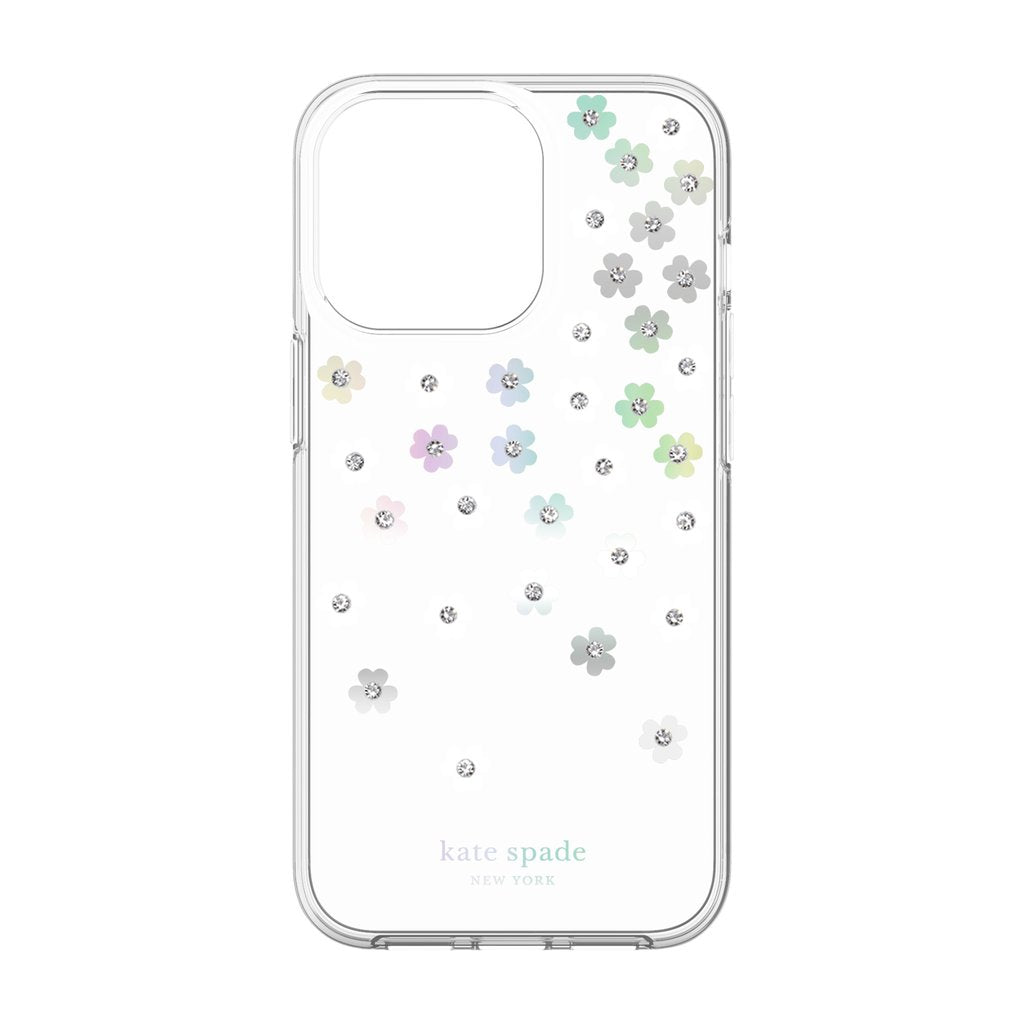 kate spade new york Protective Hardshell for iPhone 13 Pro- scattered flowers