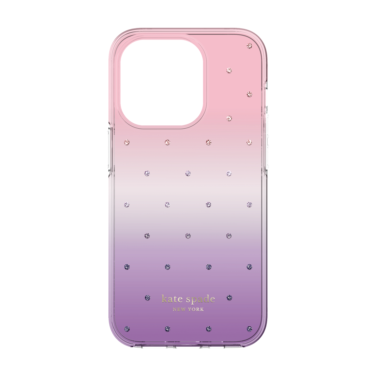 Kate Spade New York Ombre Pin Dot Protective Hardshell Case for iPhone 14 Pro