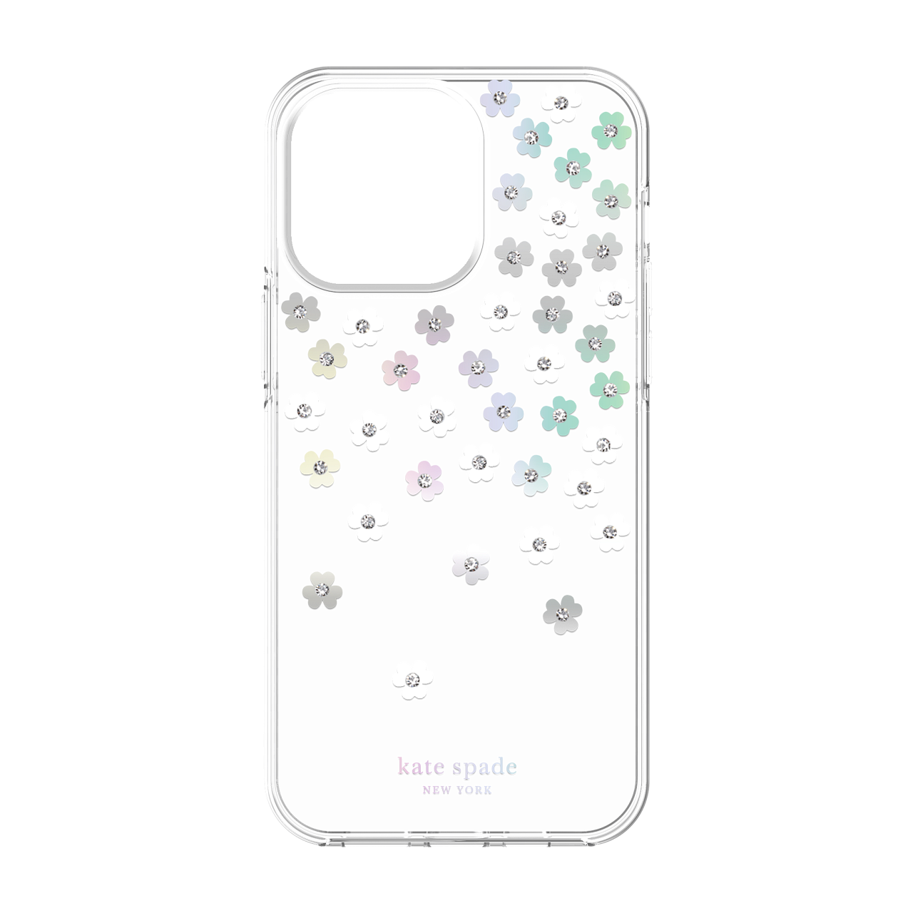 Kate Spade New York Scattered Flowers Protective Hardshell Case for iPhone 14 Pro Max