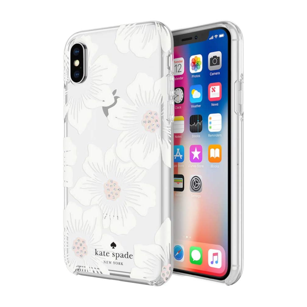 Kate Spade New York Hollyhock Floral Cream Case for iPhone X/Xs