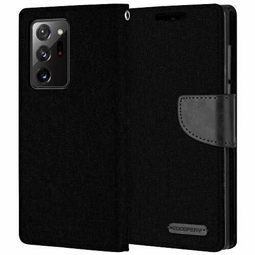 Goospery Canvas Diary Black for Samsung Galaxy Note 20 Ultra