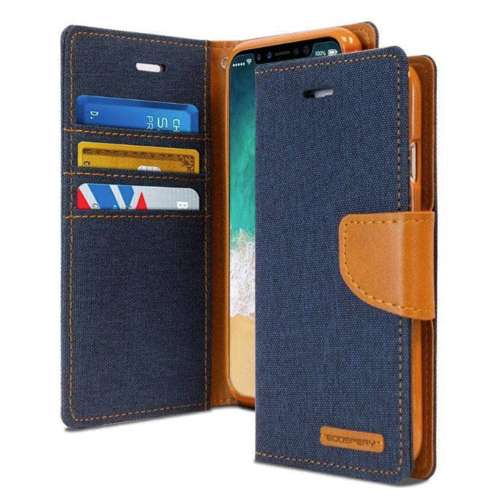 Goospery Mercury Canvas case for Samsung S23 Blue