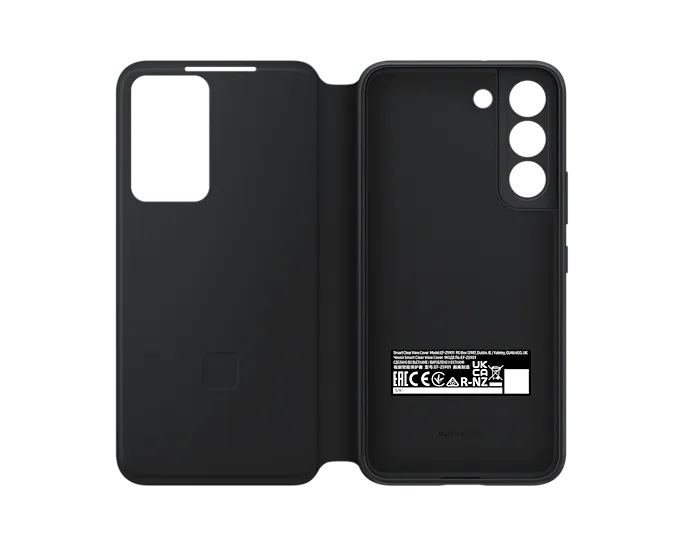 Samsung Smart Clear View Cover Black for Galaxy S22+