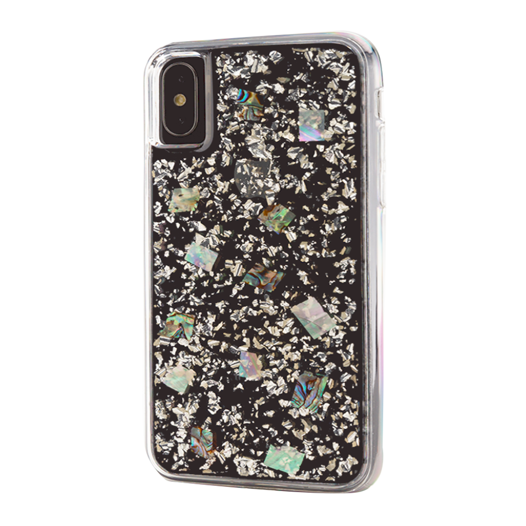 Boomtique Mother of Pearl Silver for iPhone Xs Max
