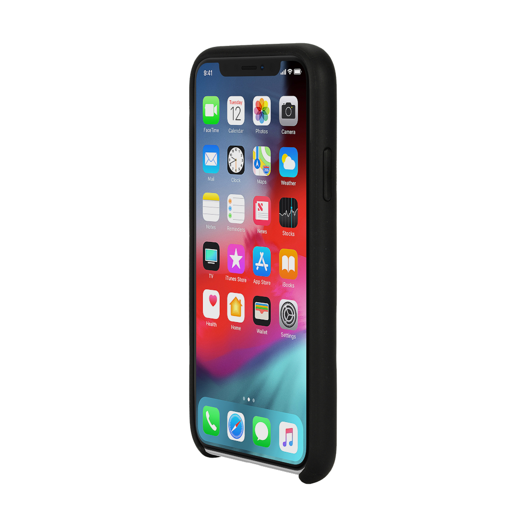 Diesel Black Leather Co-Mold Case for iPhone X/Xs