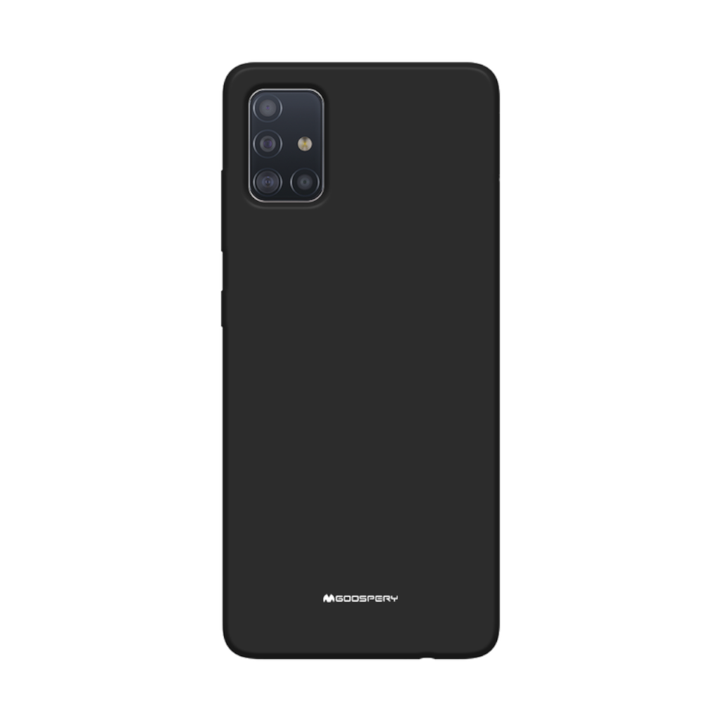 Goospery Mercury Black Soft Feeling Jelly Case for Samsung Galaxy A71