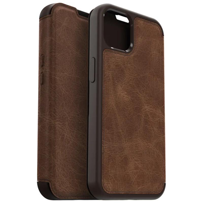 OtterBox Strada Card Folio Wallet Case iPhone 13 (6.1") - Espresso Brown