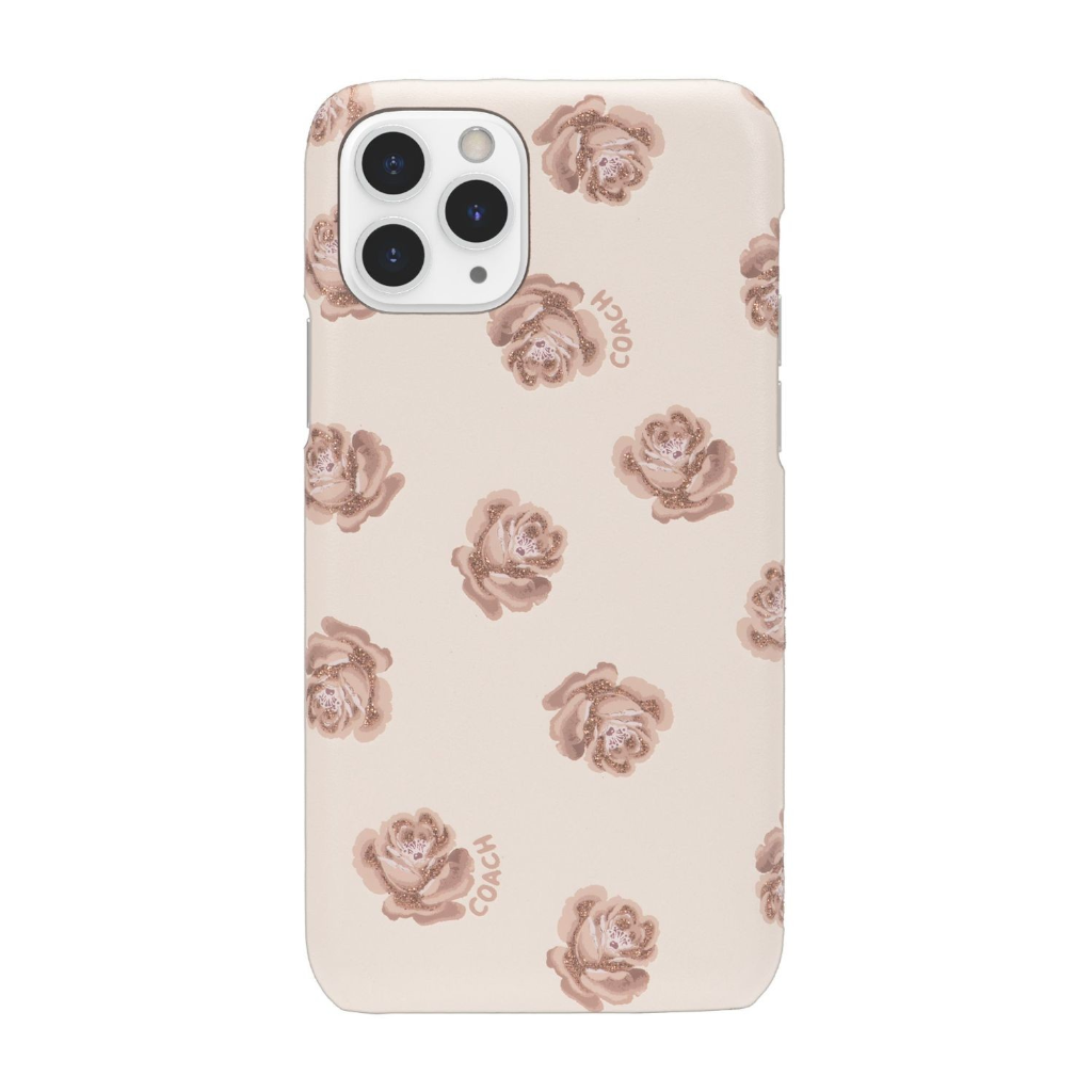 Coach Peony Pink/Glitter Slim Leather Wrap Case for iPhone 11 Pro