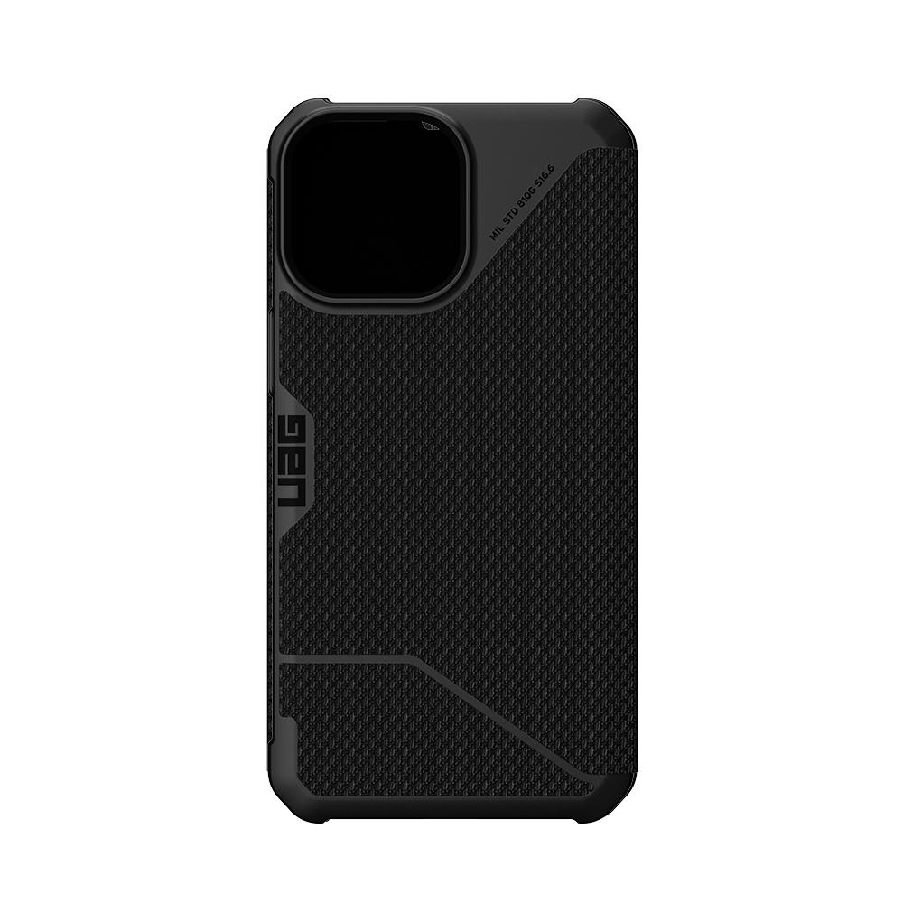 iPhone 13 Pro UAG Metropolis Card Folio Case - Kevlar Black