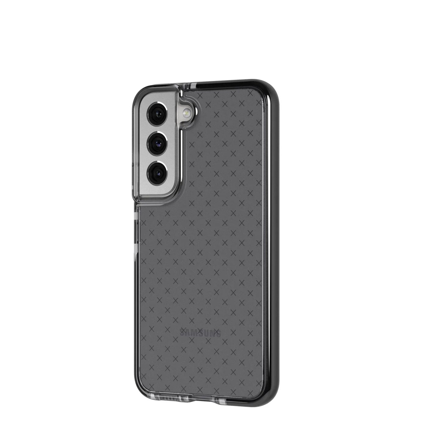 Tech21 Evo Check Case Smokey Black for Galaxy S22