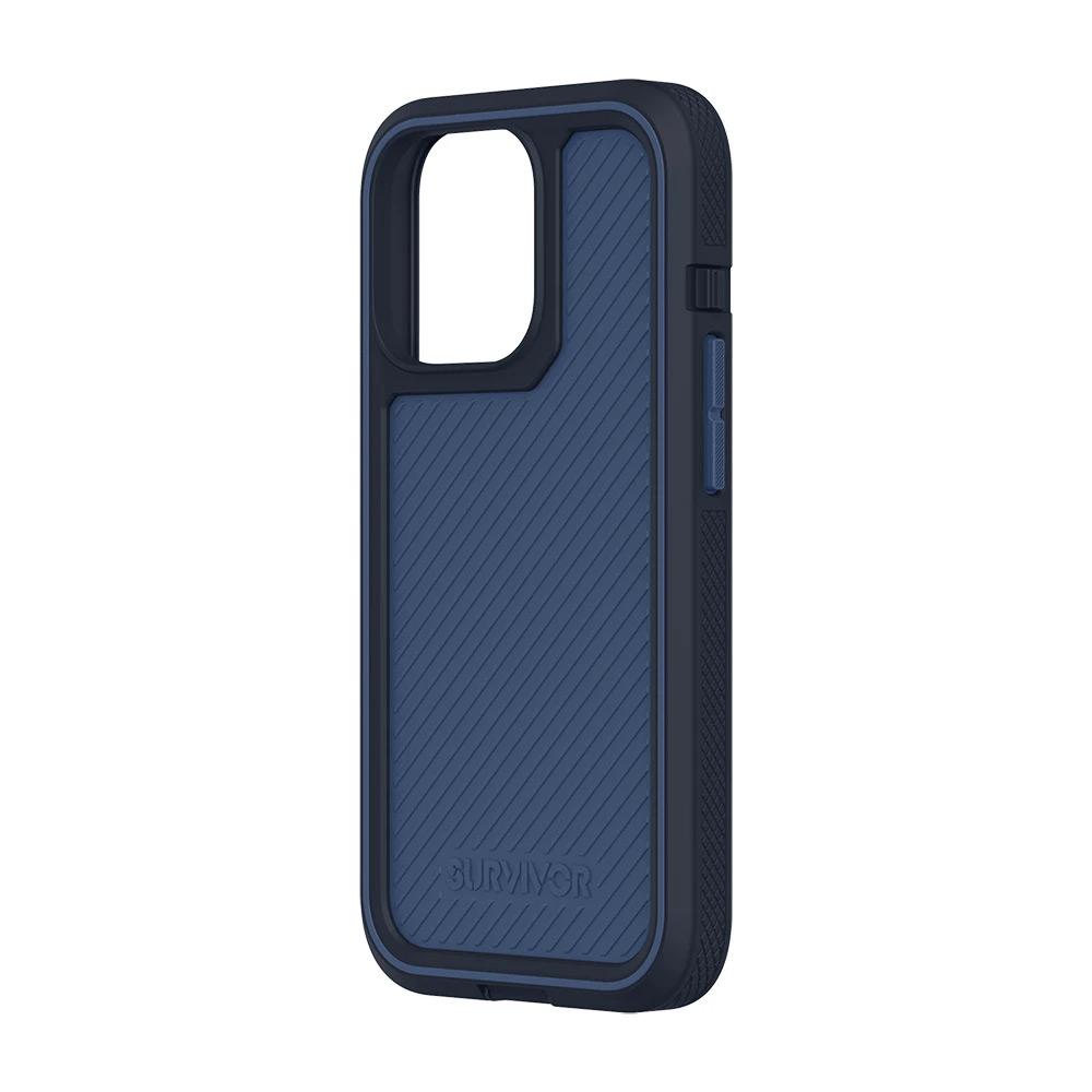 Griffin Survivor All-Terrain Earth Rugged Case iPhone 13 Pro Max - Storm Blue/Deep Sea