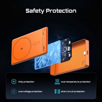 Lito Ultra Think Magnetic Power Bank 5000MaH LP08 - Orange