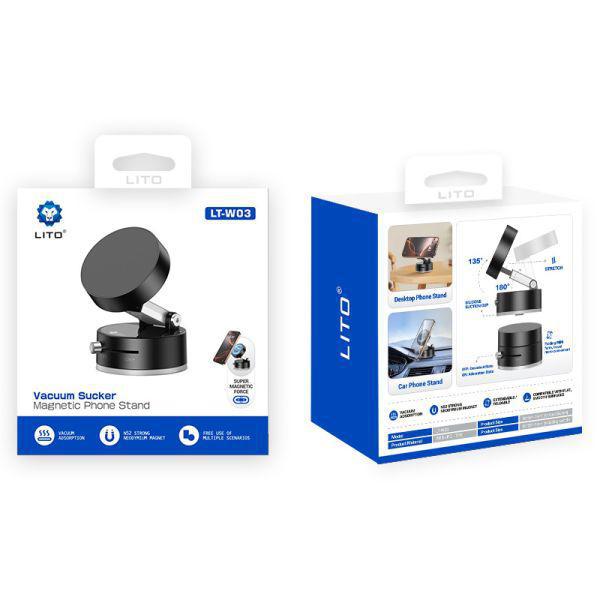 Lito Super Mag Vacuum Phone Stand
