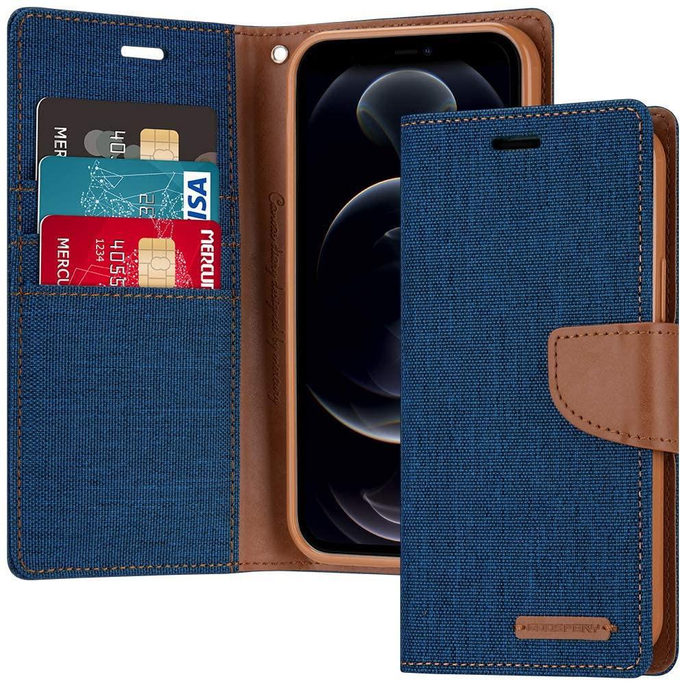 Goospery Canvas Diary Case for iPhone 11 Pro Max